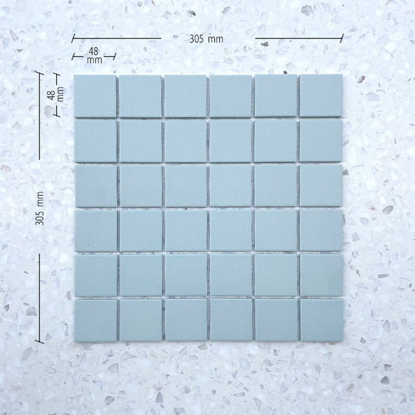 Cagliari Sky Blue Full Bodied Porcelain Mosaic