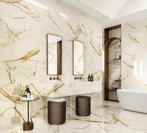 Calacatta Borghini Gold Italian Porcelain