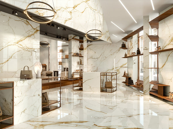 Calacatta Borghini Gold Italian Porcelain