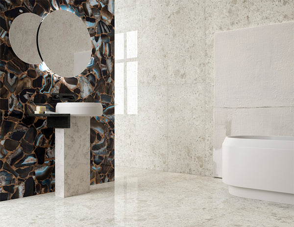 Ceppo Bianco Vitrified Italian Porcelain