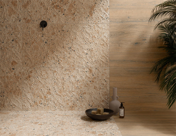 Ceppo Peach Vitrified Italian Porcelain