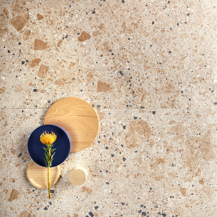 Ceppo Peach Vitrified Italian Porcelain