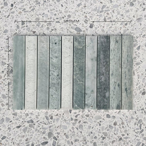 Paradiso Green Concave Mosaic