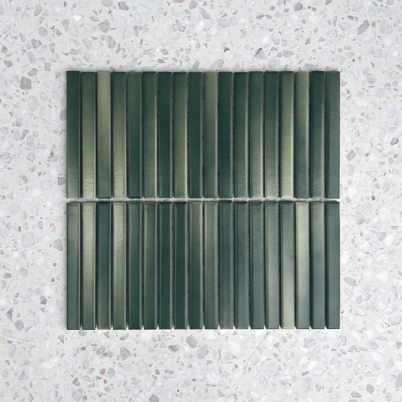 Forest Green Ombre Kit Kat Mosaic 145x15