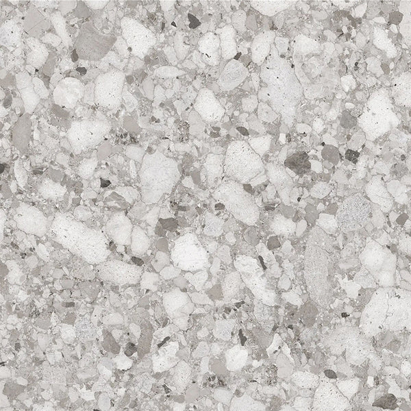 Genoa Grey Coarse Grain Terrazzo Porcelain