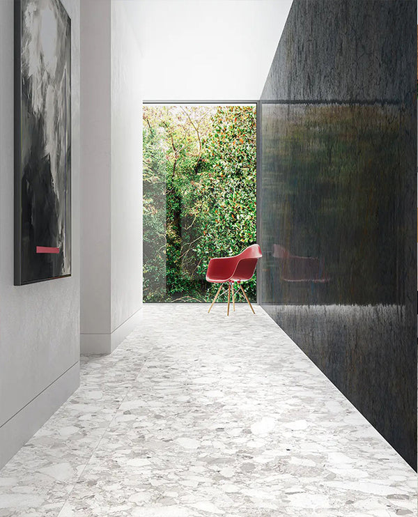 Genoa Pearl Coarse Grain Terrazzo Porcelain