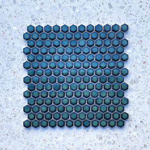 Mini Jade Hexagon Mosaic