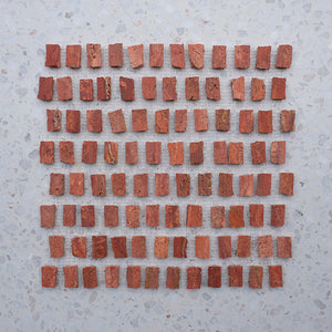 Mini Scarpa Rosso Travertine Mosaic