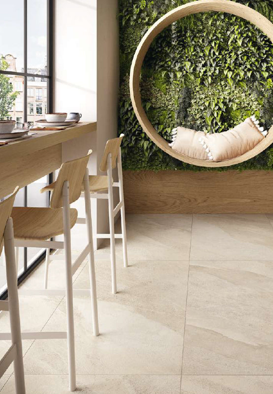 Quadro Lime Ecru Italian Porcelain