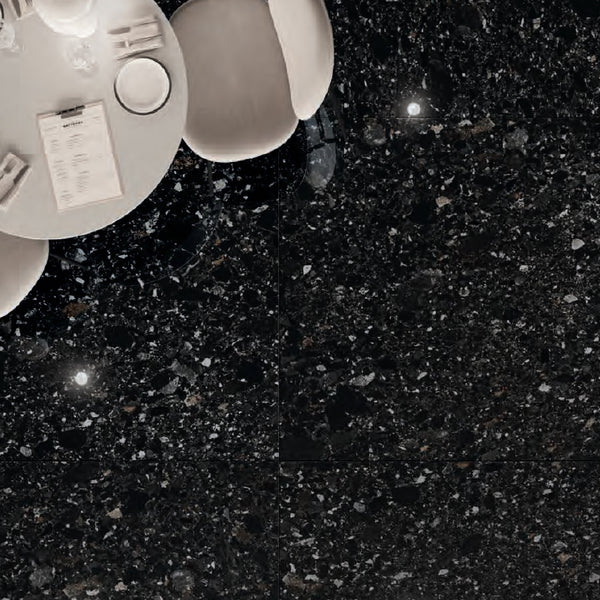 Scuro Deep Italian Terrazzo Porcelain