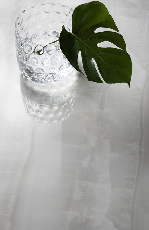 Silk Silver Pearl Italian Porcelain