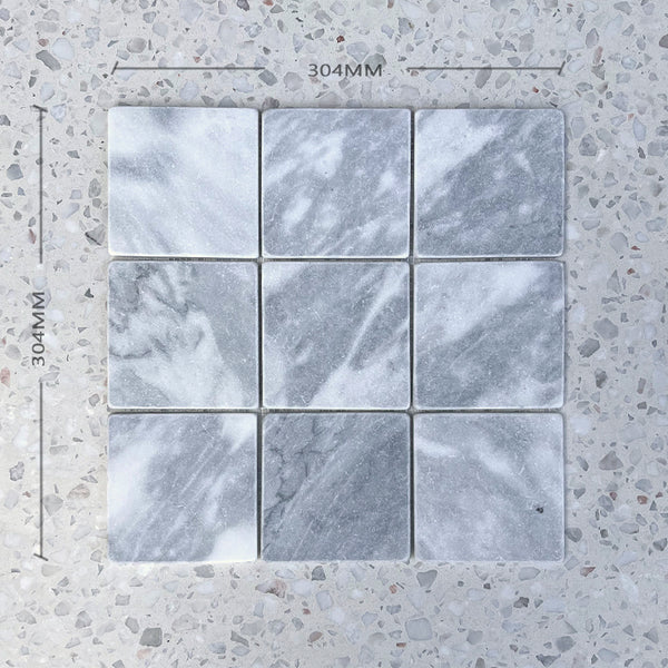 Square Carrara Marble Mosaic