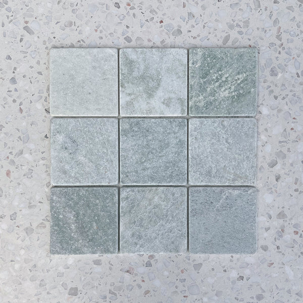 Square Paradiso Green Marble Mosaic