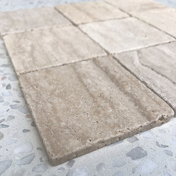 Square Travertine Mosaic