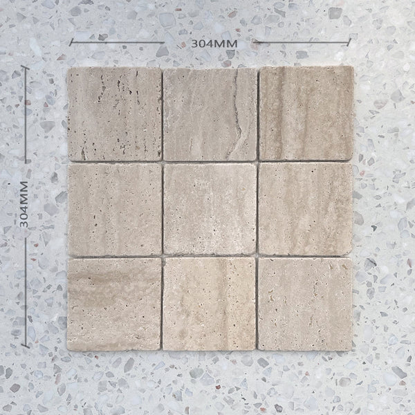 Square Travertine Mosaic