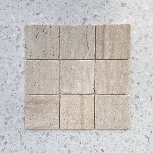 Square Travertine Mosaic