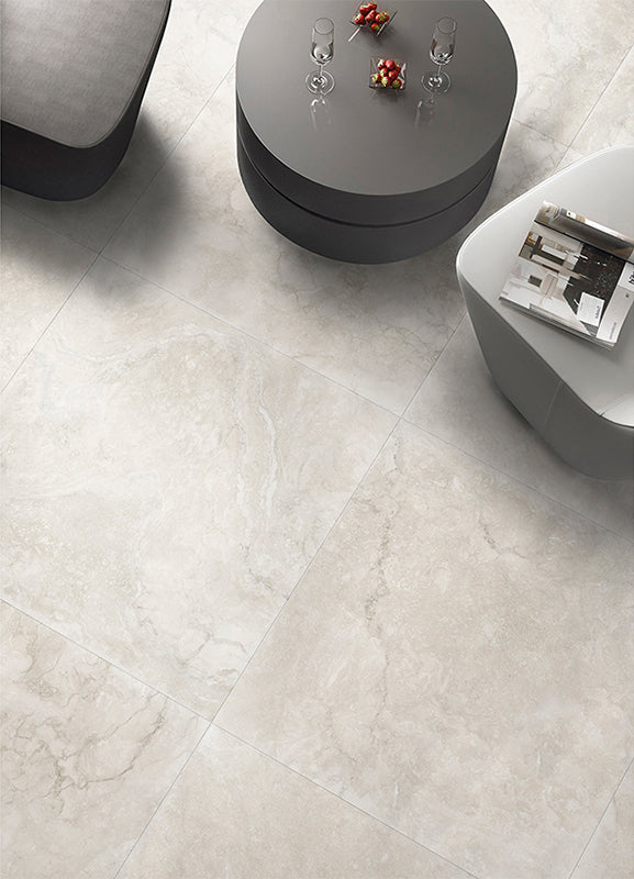 Travertino Light Grey Porcelain